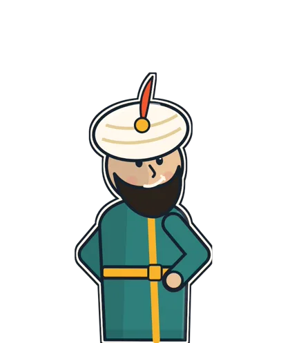 Cartoon Iltutmish